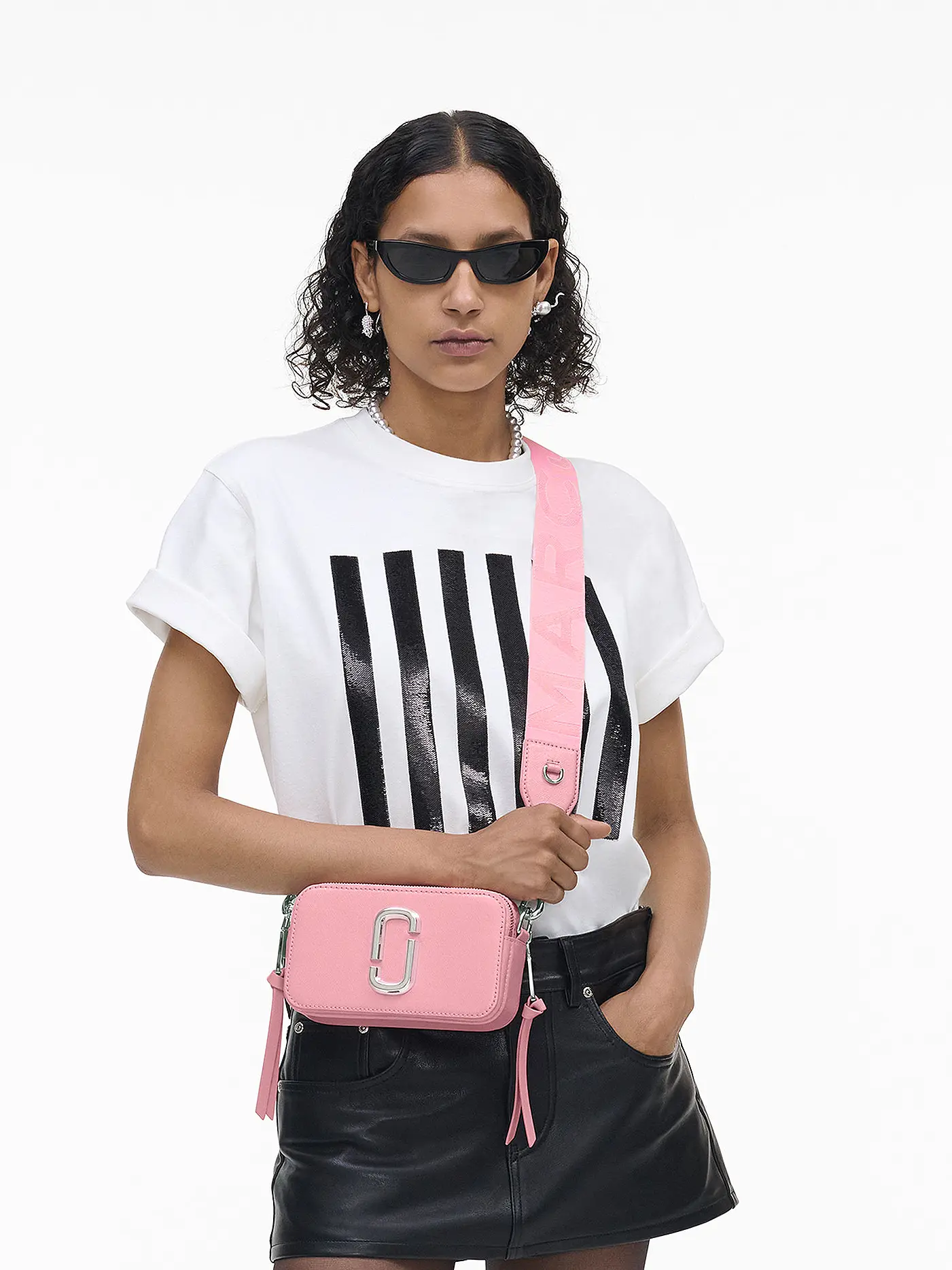 MARC JACOBS | Ledertasche - Mini Bag THE COLORBLOCK SNAPSHOT | 